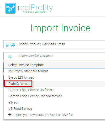 PlateIQ invoice scan and reciProfity
